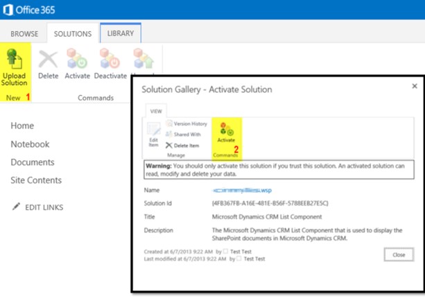 sharepoint solutions gallery
